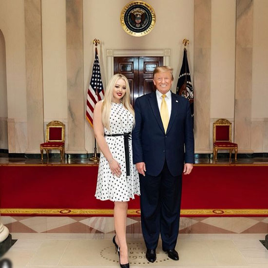 President trump with daughter