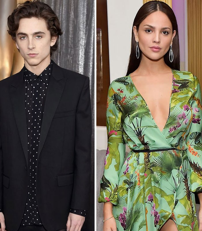 Timothée Chalamet And Eiza González Passionately Making Out In A Pool
